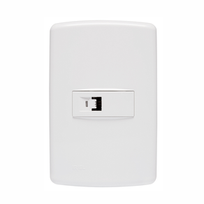 CONJ-TOMADA-RJ11-1F-BRANCO-DUALE-UP