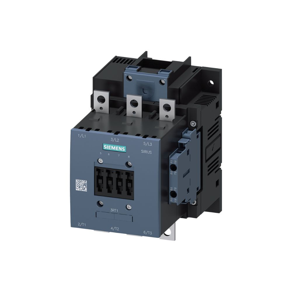 CONTATOR TRIPOLAR 3RT1055 150A 220V 2NA+2NF CONEXÃO PARAFUSADA
