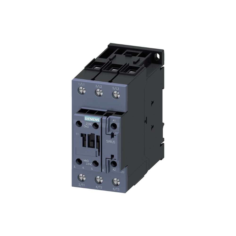 CONTATOR TRIPOLAR 40A  24V 1NA+1NF 3RT20351KB40 SIEMENS